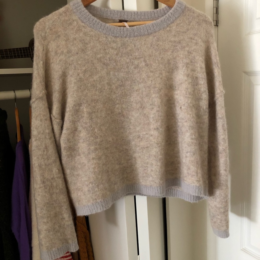 Free People Cashmere crop-like sweater